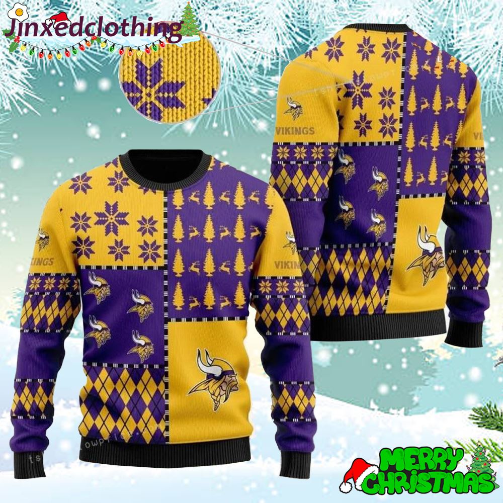 Minnesota Vikings Best Christmas Gift For Vikings Ugly Sweater 